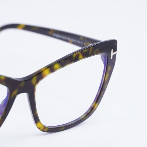 Tom Ford FT5826-B 052 Eyeglasses Dark Havana 55mm Cat Eye Frame
